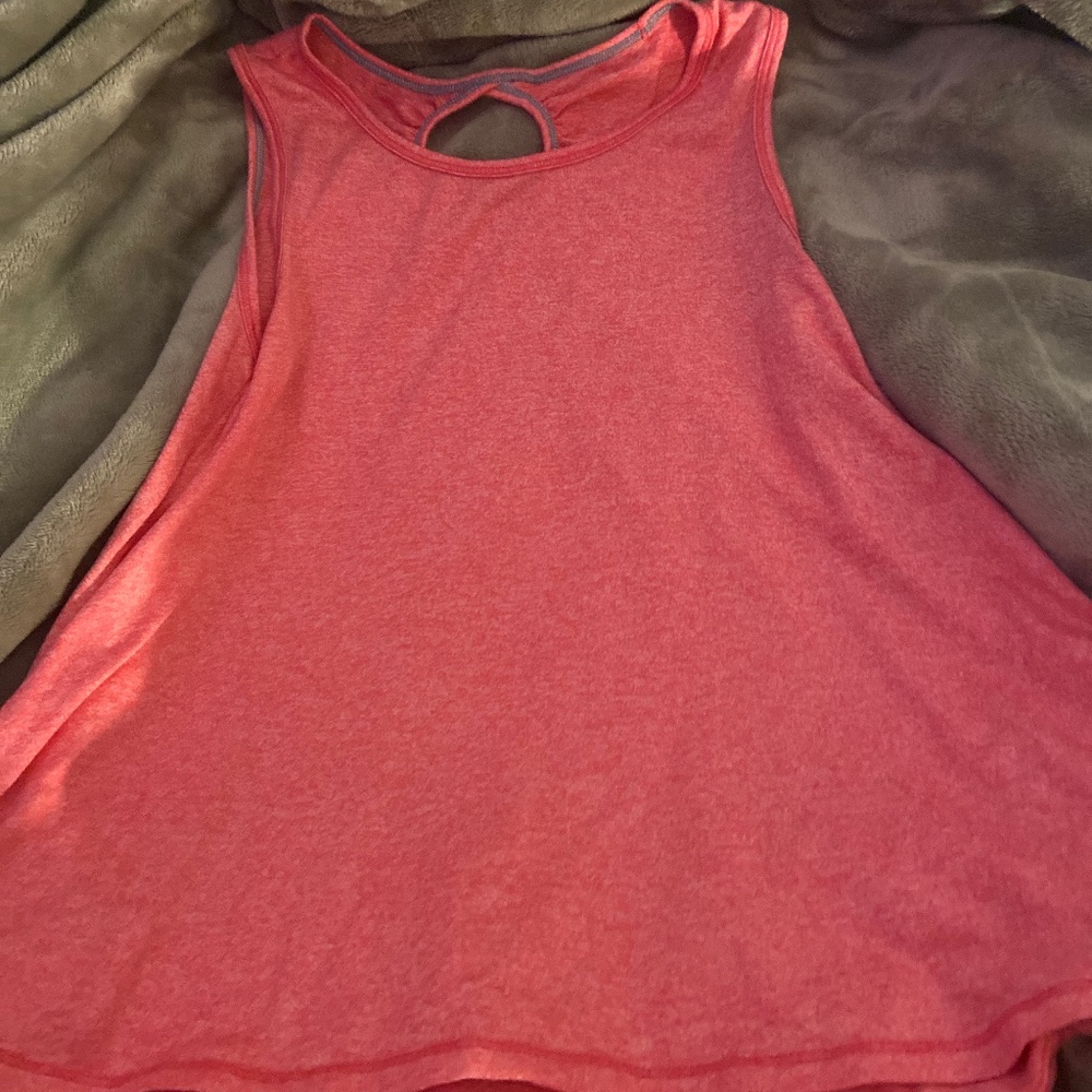 Pink athletic tank